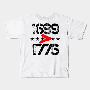 1689 > 1776 - Confession of Faith Kids T-Shirt